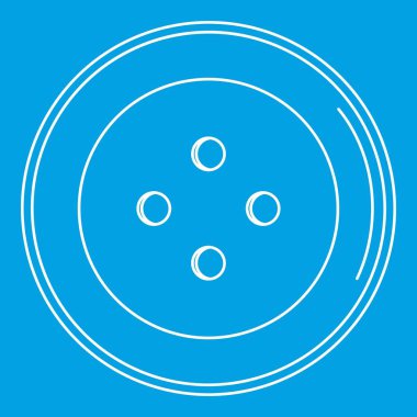 Dikiş düğmesi simgesi, özet biçimi