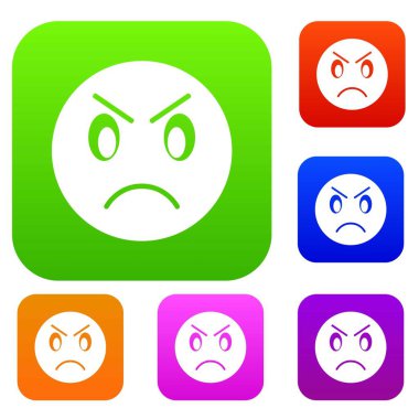 Rahatsız emotset koleksiyonu