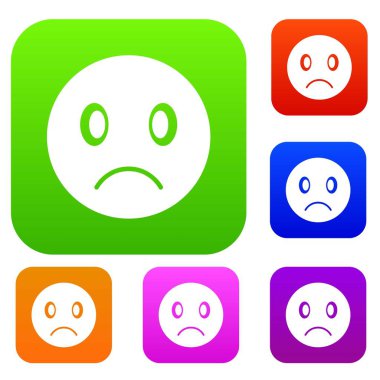 Üzgün emotset koleksiyonu