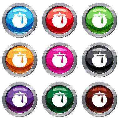 Bal çömleği 9 koleksiyonu ayarla