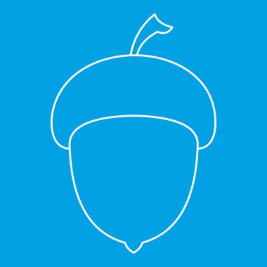 Meşe palamudu simgesi, anahat stili