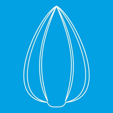 Ayçiçeği tohumu simgesi, anahat stili