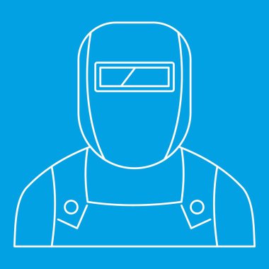 Kaynakçı simgesi, anahat stili