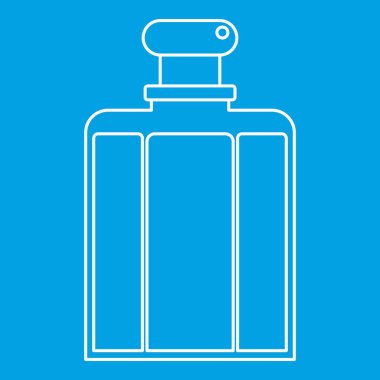 Kadın parfüm simgesi, anahat tarzı şişe