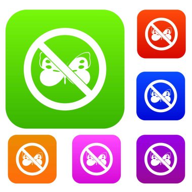 Kelebek yok koleksiyonu ayarla