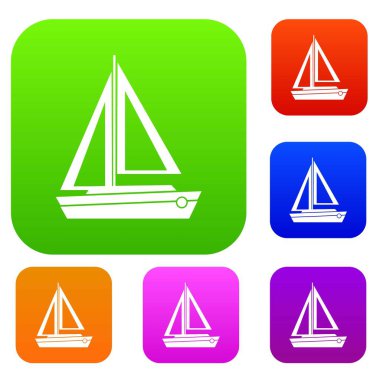 Küçük tekne koleksiyonu ayarla