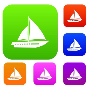 Yelkenli Yat koleksiyonu ayarla