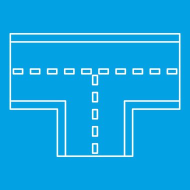 Yol kavşak simgesi, anahat stili