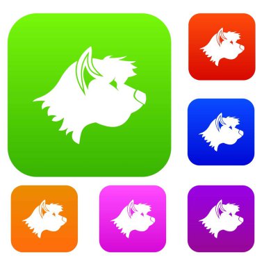 Terrier köpek koleksiyonu ayarla