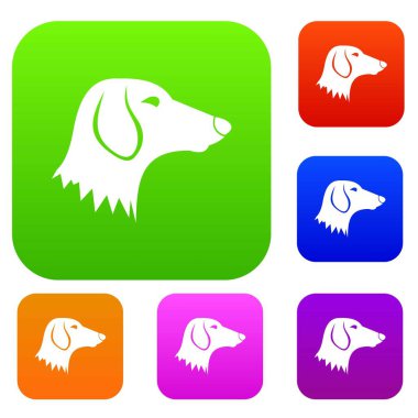 Dachshund köpek koleksiyonu ayarla