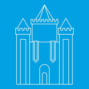 Ortaçağ Kalesi simgesi, anahat stili