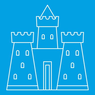 Kale kule simgesi, anahat stili