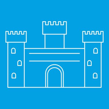 Antik kale simgesi, anahat stili