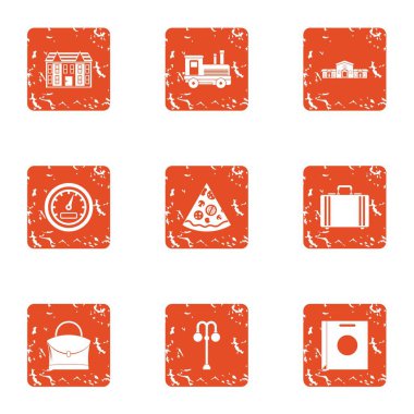 Banliyösü simgeler kümesi, grunge tarzı