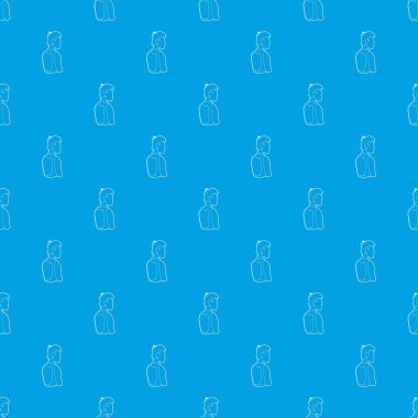 Pis bir şaka desen vektör kesintisiz mavi çocuk arkası