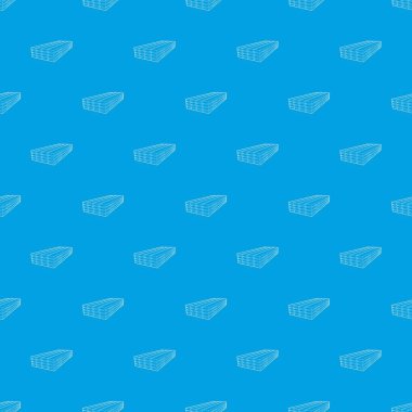 Ahşap Komiteler desen vektör kesintisiz mavi