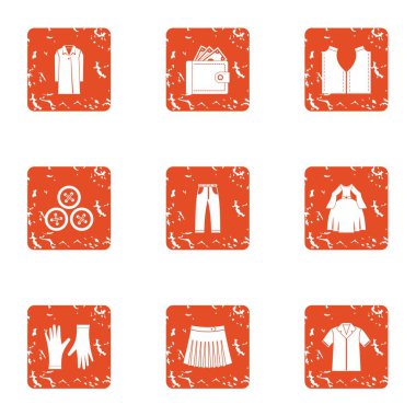 Al elbise simgeler kümesi, grunge tarzı