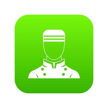 Kapıcı simgesi dijital yeşil