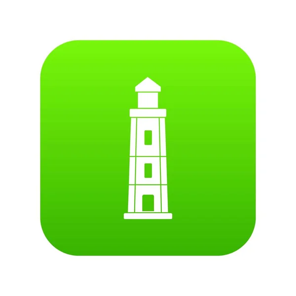 Зеленый вектор маяка — стоковый вектор