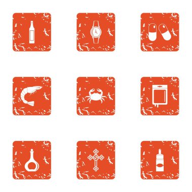 Yardımcı programı'nı simgeler kümesi, grunge tarzı