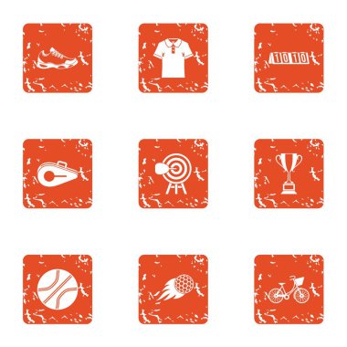 Spor hafta sonu simgeler kümesi, grunge tarzı