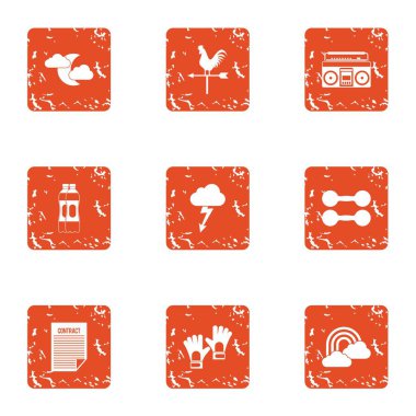 Açık simgeler kümesi, grunge tarzı