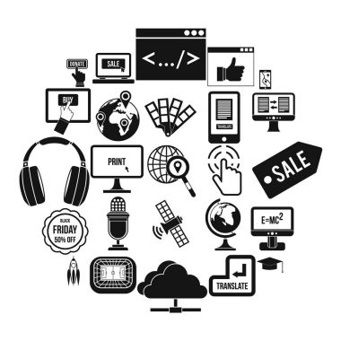 Site simgeler kümesi, basit stil oluşturma