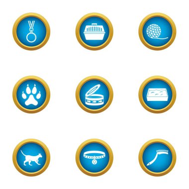 Hayvan Ödülü simgeler kümesi, düz stil