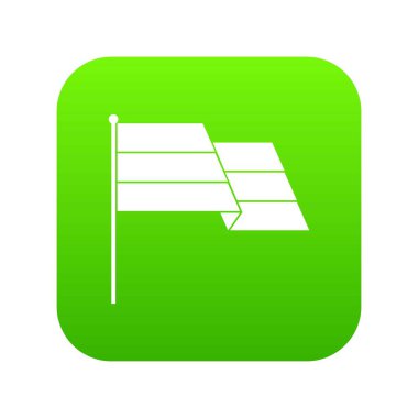 Bayrak simgesini dijital yeşil