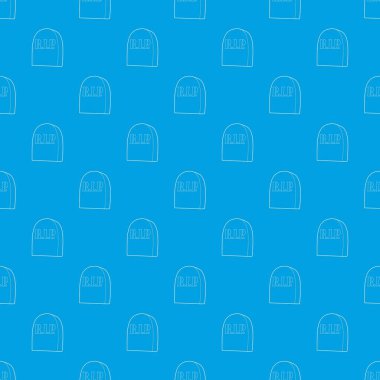 RIP desen vektör kesintisiz mavi ile kaldırıldı olarak işaretleme