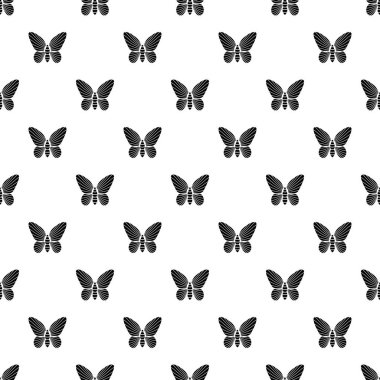 Kanatları simgesini çizgili desenli kelebek