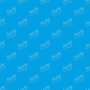 İş grafik desen vektör kesintisiz mavi