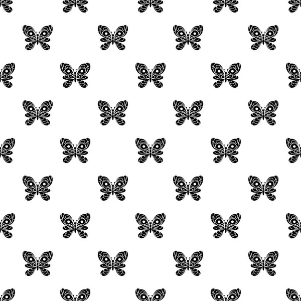 Mariposa con grandes alas icono, estilo simple — Vector de stock