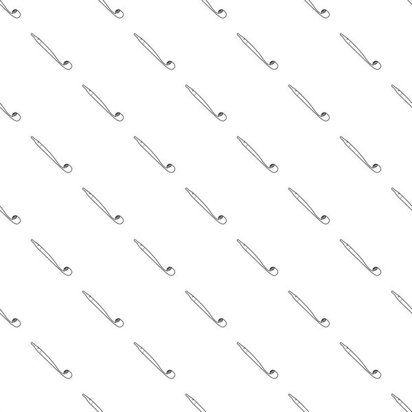 Pipe tongue icon, outline style