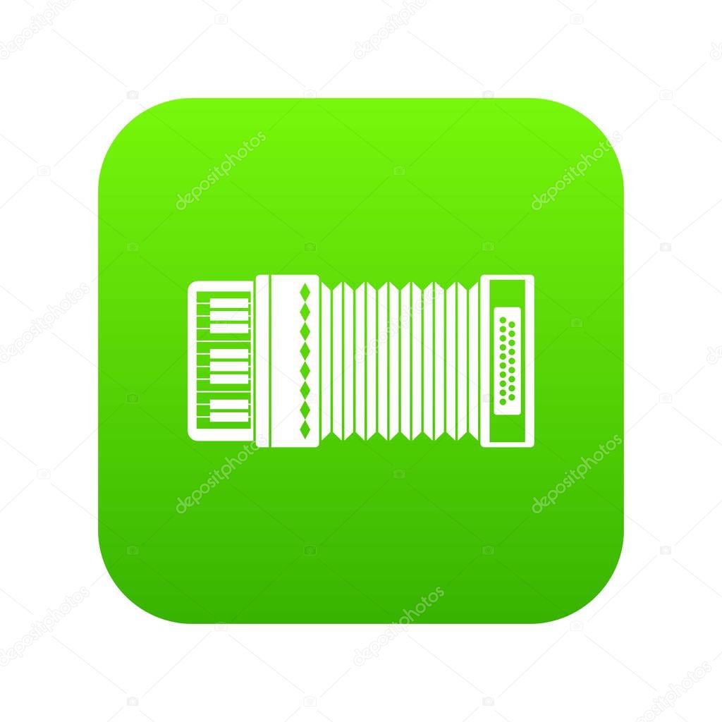 Accordion icon digital green