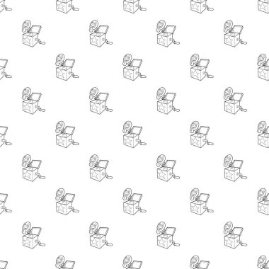 Bahar simgesi, anahat stili kutusunda oyuncak