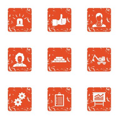 Beceri artırmak simgeler kümesi, grunge tarzı