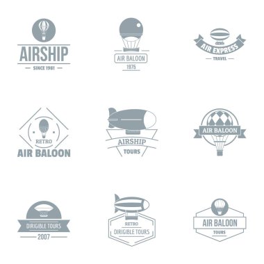 Hava logo koymak, basit tarzı