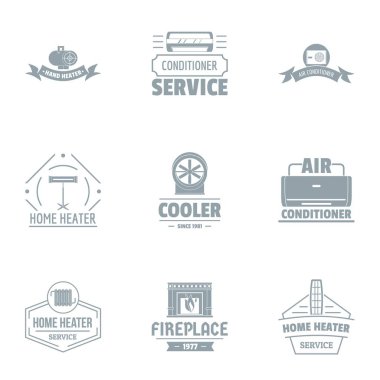 Soğutma logo koymak, basit tarzı