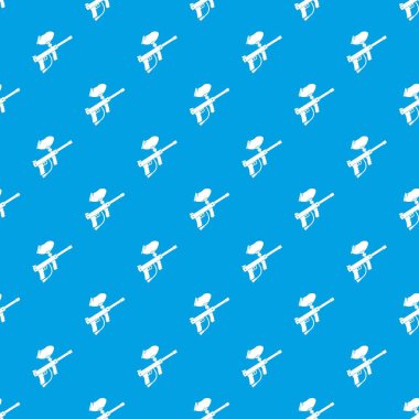 Paintball marker desen kesintisiz mavi