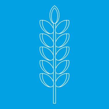 Büyük tahıl spike simgesi, anahat stili