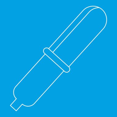 Pipet simgesi, anahat stili