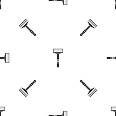 Ustura desen sorunsuz siyah