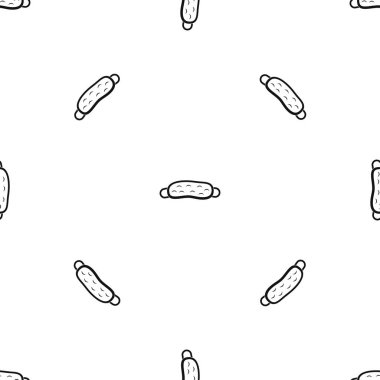 Uyku maskesi desen sorunsuz siyah