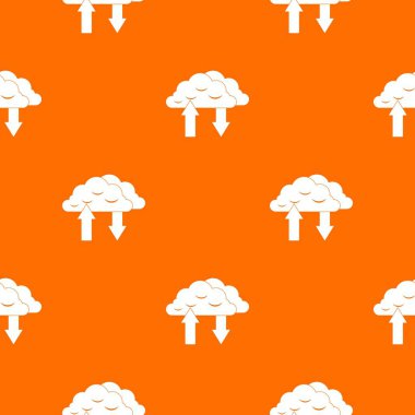 Bulutlar sorunsuz okları desenli