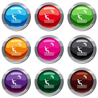 dostum kitesurfing yer alır 9 koleksiyonu ayarla