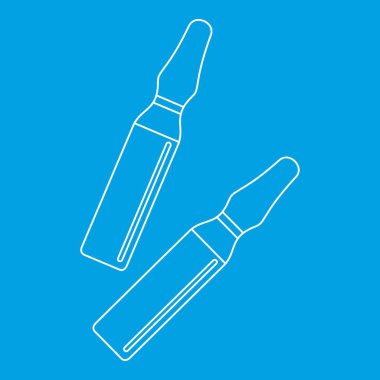 İyot sopa simgesi, anahat stili