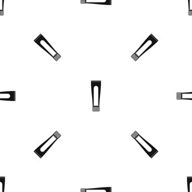 Diş macunu tüpü desen sorunsuz siyah