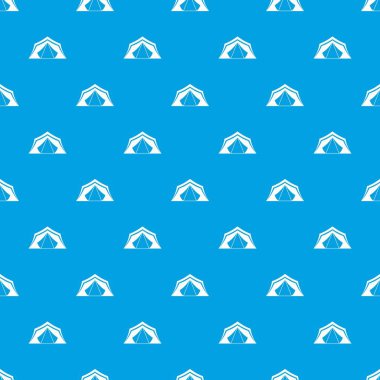 Çadır desen kesintisiz mavi