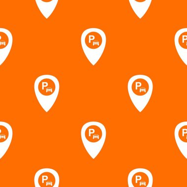 Sorunsuz araba park desenli işaretçisini göster